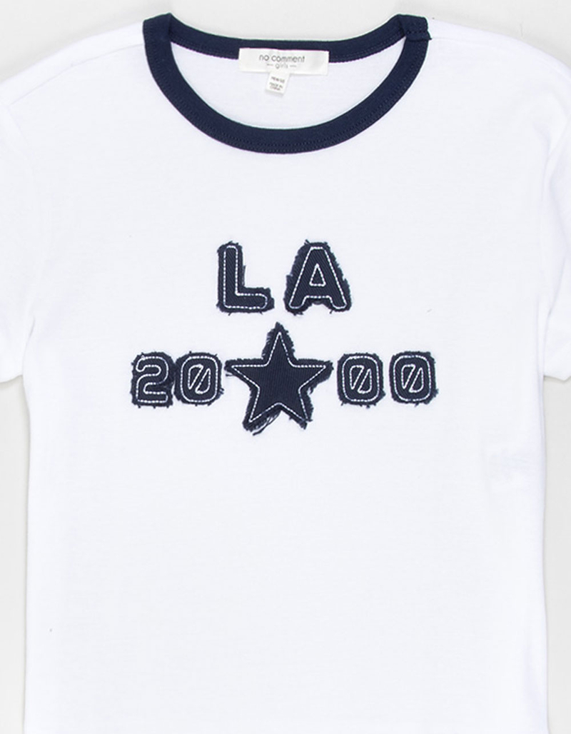 NO COMMENT LA 2000 Patch Girls Tee image number 1