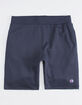 CHAMPION Cutoff Navy Mens Sweat Shorts image number 1