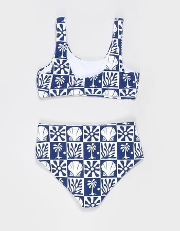 SEAESTA SURF Beach Checks Girls Bralette Bikini Set Alternative Image