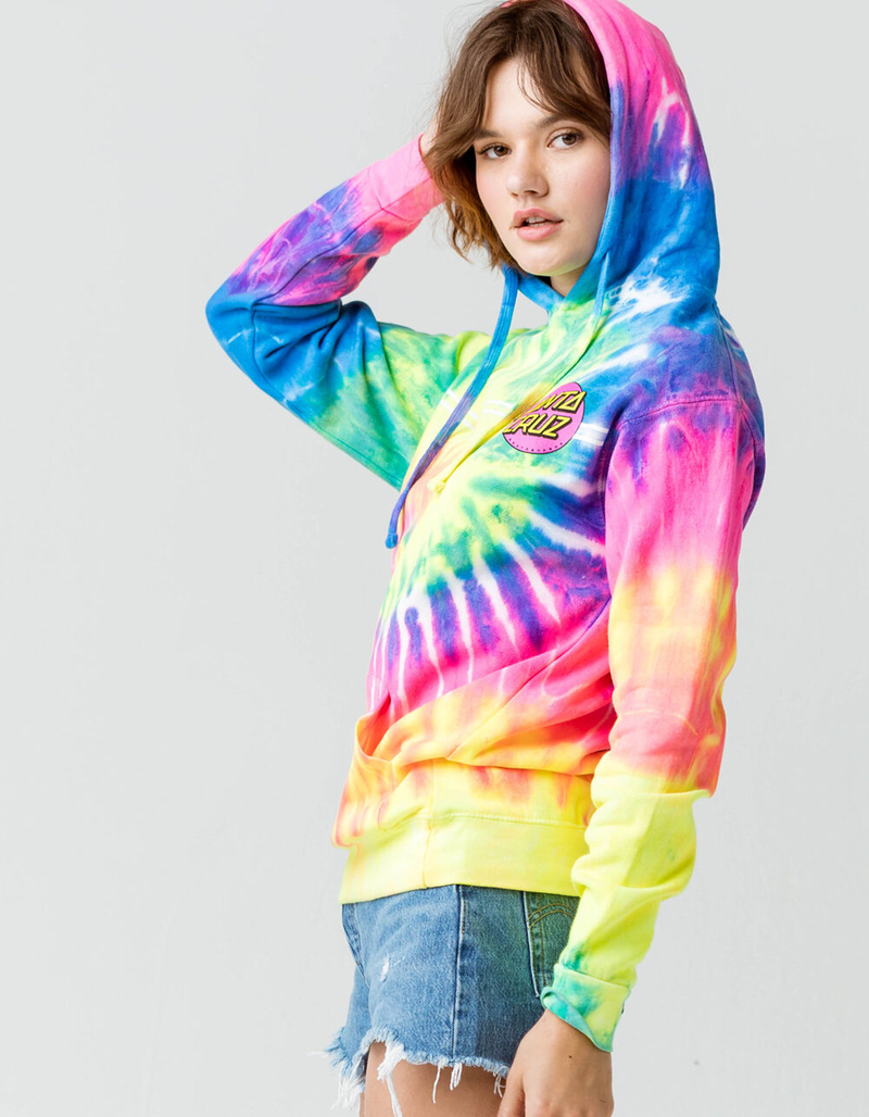 SANTA CRUZ Other Dot Tie Dye Womens Hoodie image number 2