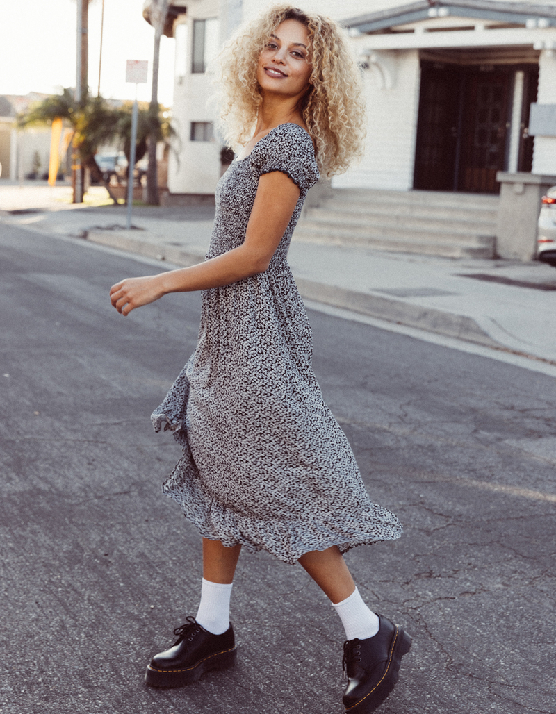 RSQ Womens Smock Tier Midi Dress image number 0