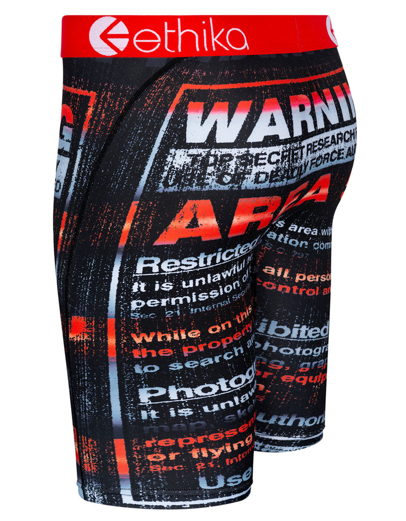 ETHIKA Warning 51 Mens Boxer Briefs image number 1