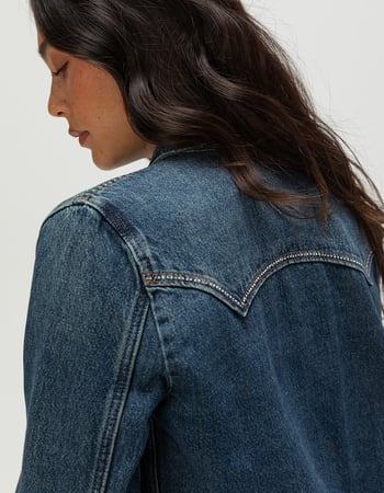 LEVI'S Bling Womens Original Trucker Jacket - Show On The Road Alternative Image