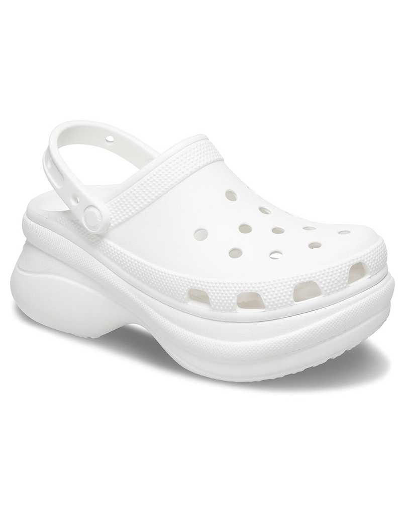 CROCS Classic Bae Womens White Clogs image number 0