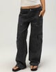 RSQ Womens Low Rise Baggy Cargo Pants image number 2