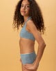 FULL TILT Texture Girls Halter Bikini Set image number 4