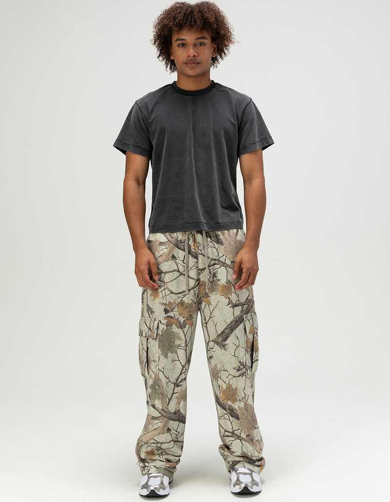 RSQ Mens Baggy Cargo Sweatpants image number 8