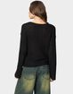 EDIKTED Drop Shoulder Light Knit Sweater image number 5