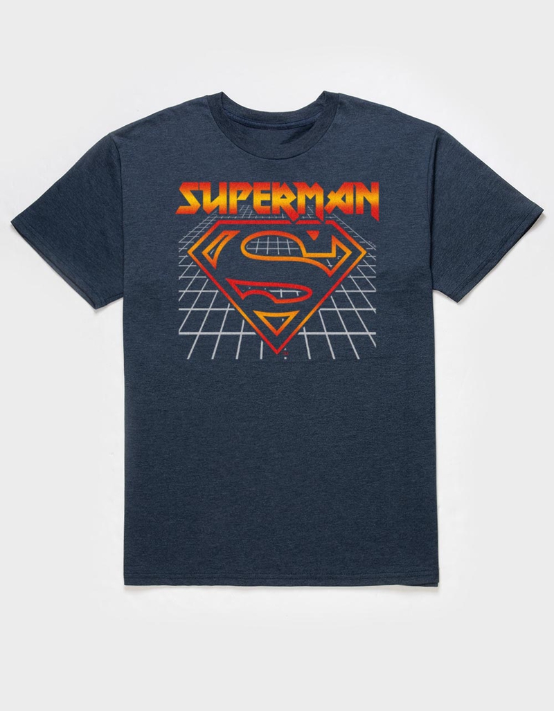 SUPERMAN Logo Grid Unisex Tee image number 0