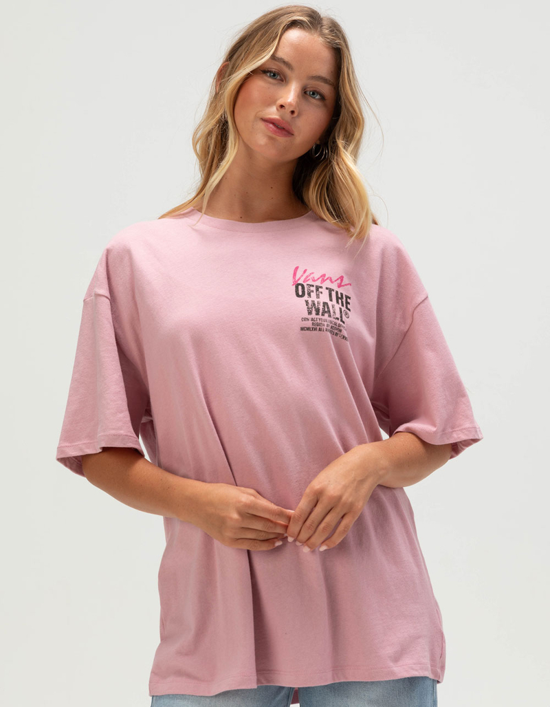 VANS Lady Wall Womens Oversized Tee image number 1