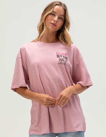 VANS Lady Wall Womens Oversized Tee Alternative Image