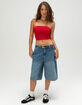 BOZZOLO Lace Trim Womens Tube Top image number 2
