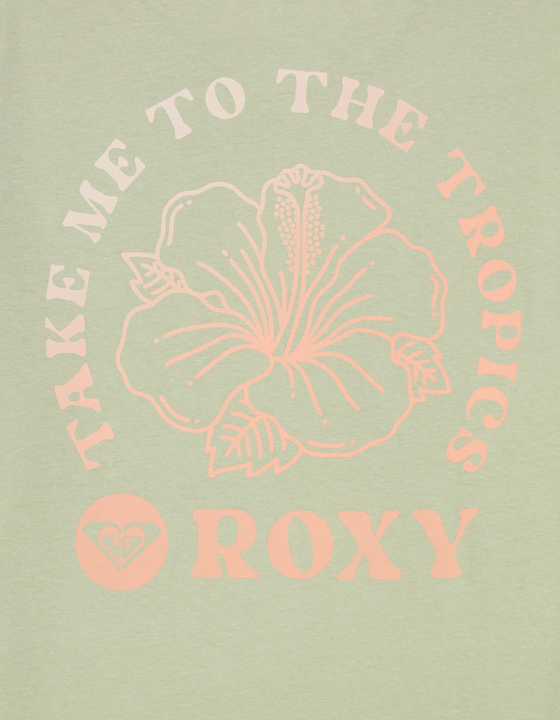ROXY The Tropics Girls Boyfriend Tee image number 2