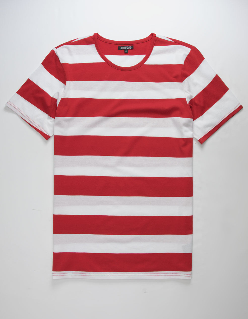 ELWOOD Rugby Stripe Mens T-Shirt image number 0