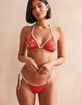 DIPPIN' DAISY'S Palm Triangle Bikini Top image number 1