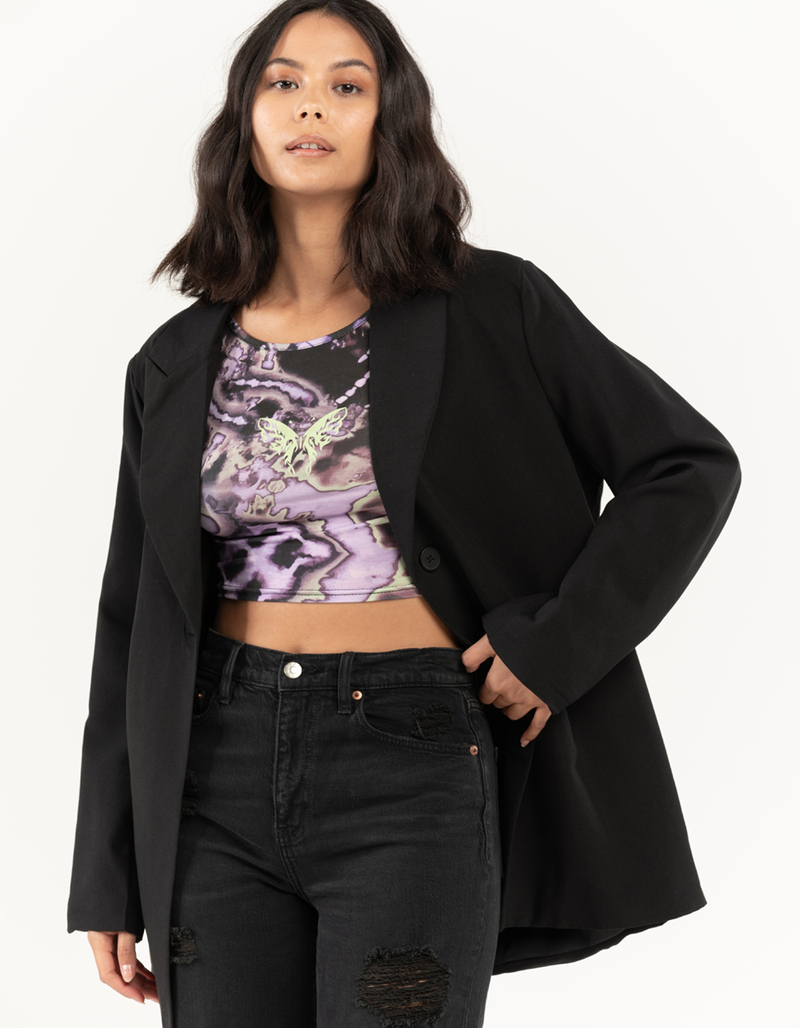 DAISY STREET Womens Boyfriend Blazer image number 0