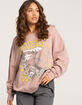 O'NEILL Choice Womens Oversized Fleece Crewneck Sweatshirt image number 1