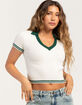 RSQ Womens Johnny Collar Top image number 5
