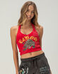 ED HARDY Leopard Womens Halter Top image number 1