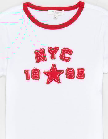 NO COMMENT NY 1995 Patch Girls Tee Alternative Image