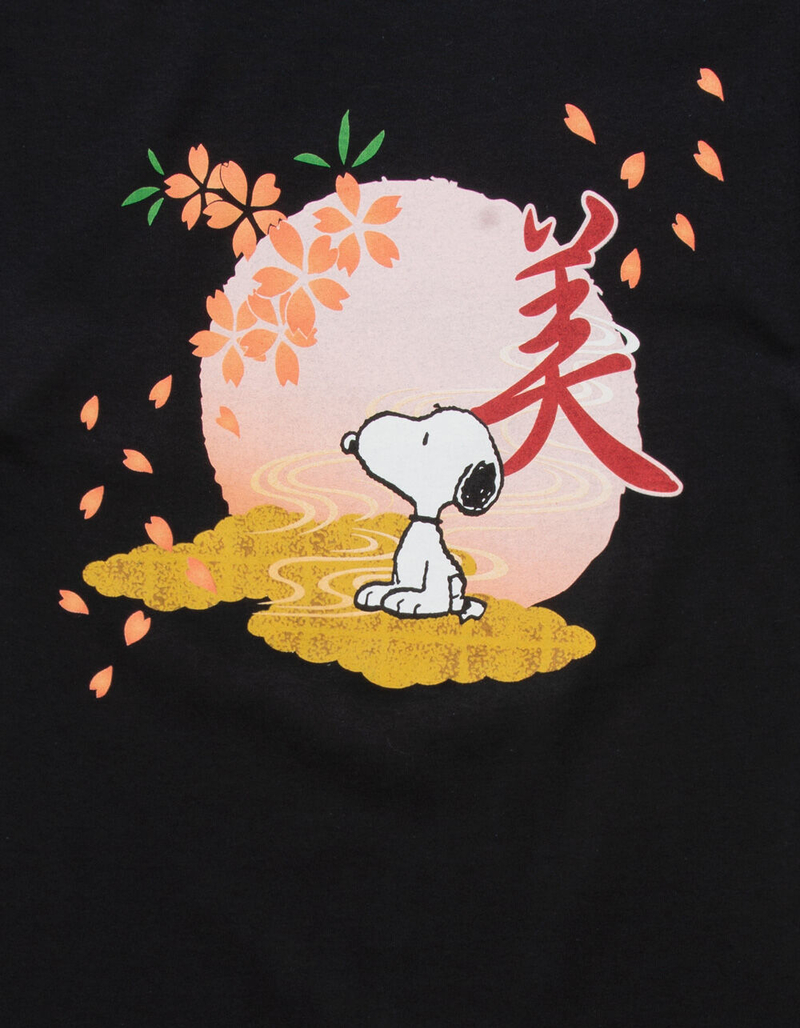 PEANUTS Snoopy Cherry Blossom Mens T-Shirt image number 1