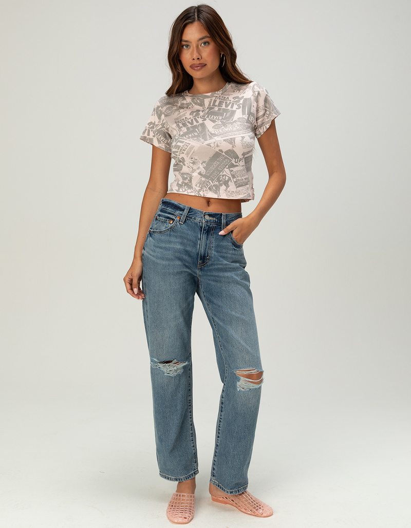 LEVI'S Premium Womens Zine Cowboy Grid Tee image number 1