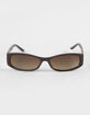 RSQ Rectangle Wrap Plastic Sunglasses image number 2