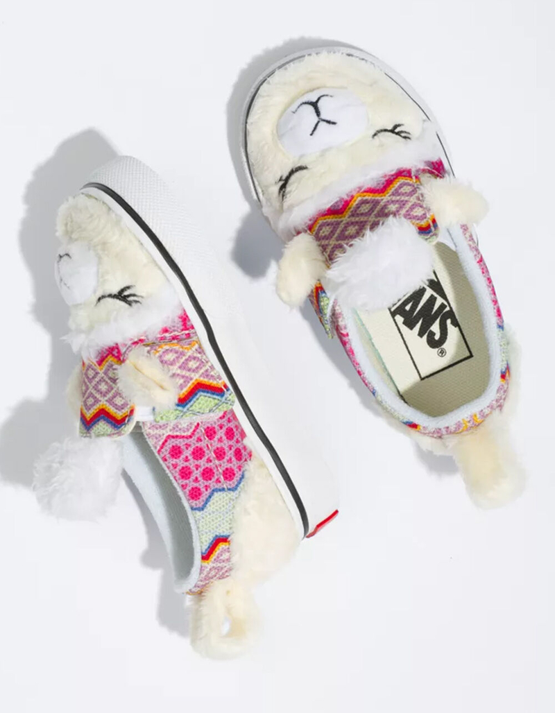 VANS Toddler Slip-On V Alpaca Shoes image number 2
