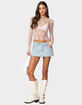 EDIKTED Lise Sheer Lace Top image number 2
