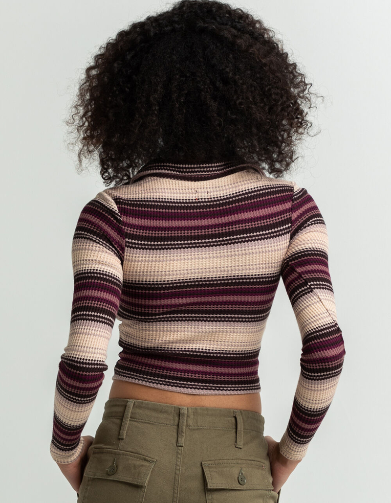 BDG Urban Outfitters Bunny Thermal Womens Quarter-Zip Top image number 2