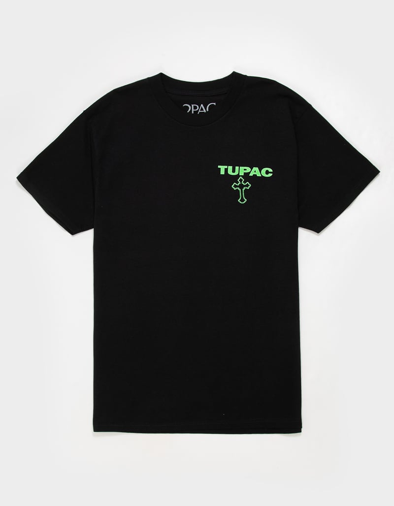 TUPAC Cross Mens Boxy Tee image number 1