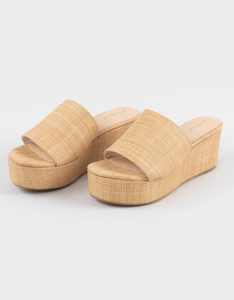 BAMBOO Beyond Womens Wedge Sandals image number 1