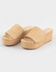 BAMBOO Beyond Womens Wedge Sandals image number 2