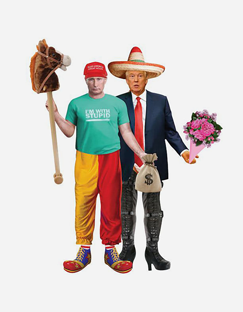 Bad Hombres Trump & Putin Mix N Match Magnetic Wardrobe image number 1