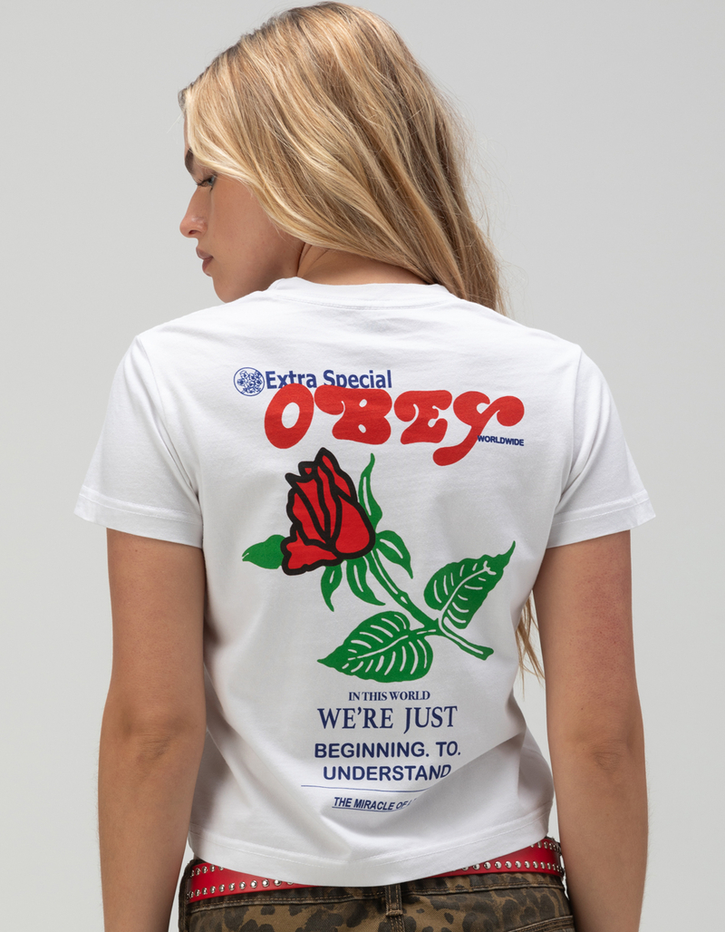 OBEY Miracle Of Living Womens Relaxed Tee image number 0