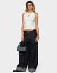EDIKTED Cuffed Low Rise Wide Leg Jeans image number 5