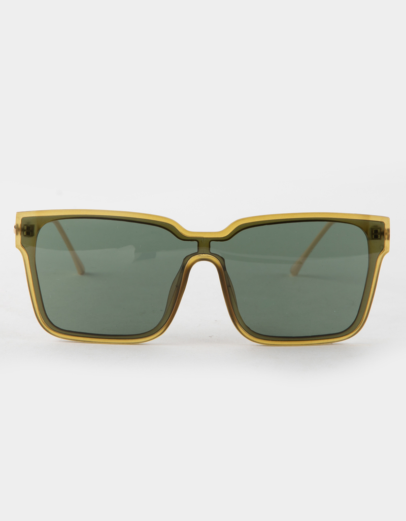 BLUE CROWN Square Shield Sunglasses image number 1