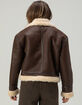 FULL TILT Womens Sherpa Moto Jacket image number 5