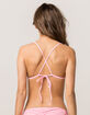 FULL TILT Triangle Pop Pink Bikini Top image number 2