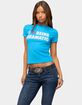 EDIKTED Drama Queen Rhinestone Tee image number 1