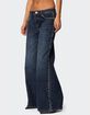 EDIKTED Stassie Studded Low Rise Jeans image number 1