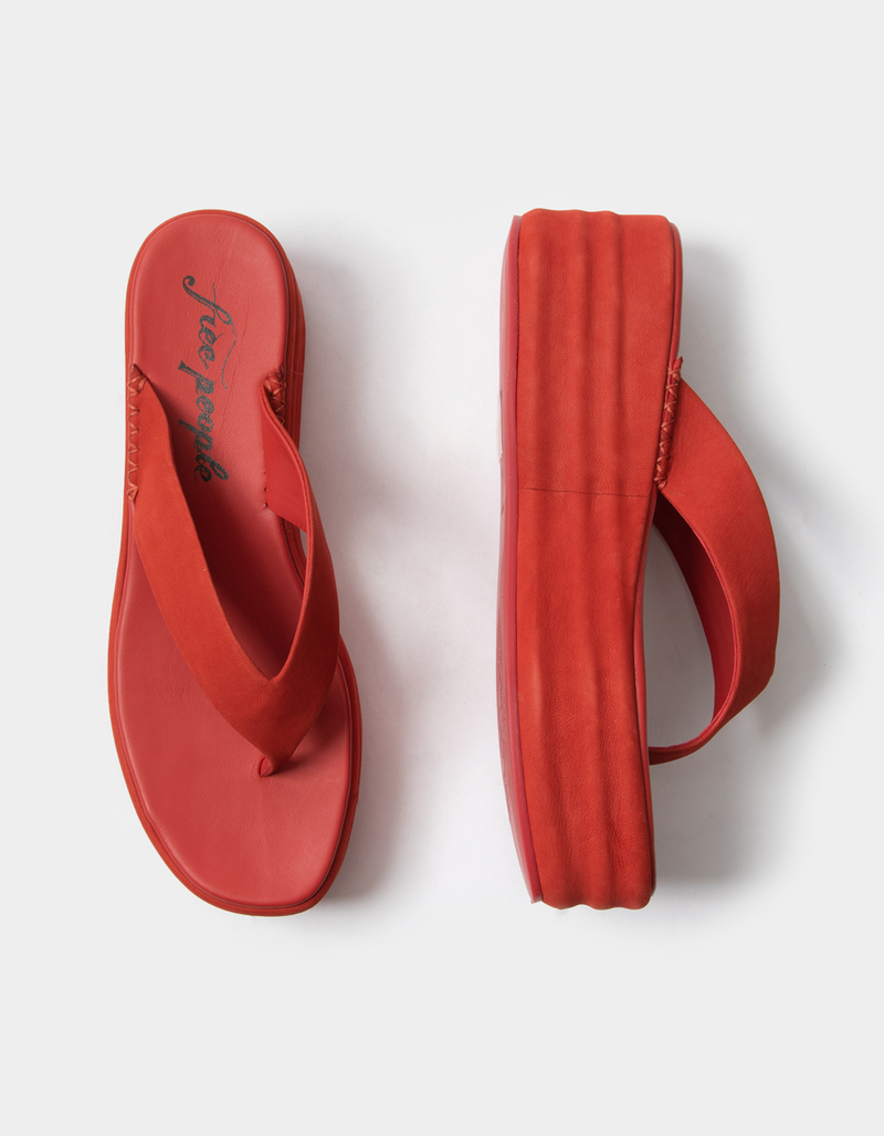 FREE PEOPLE Haven Thong Womens Flatform Sandals image number 4