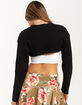 FULL TILT Destructed Womens Shrug image number 4