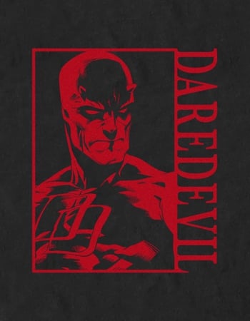 MARVEL Daredevil Portrait Box Unisex Tee Alternative Image