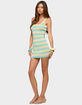 EDIKTED Silvie Striped Knit Mini Dress image number 1