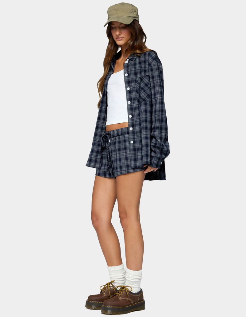 EDIKTED Alessa Plaid Shorts image number 3