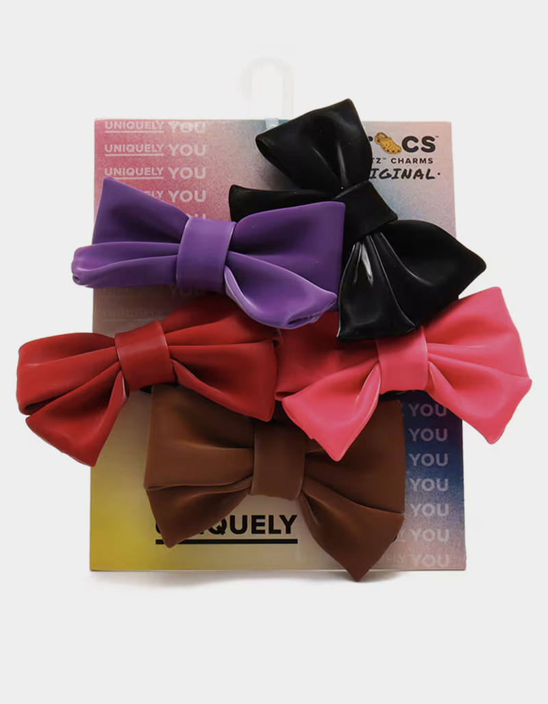 CROCS Solid Romantic Bow 5 Pack Jibbitz™ Charms image number 2