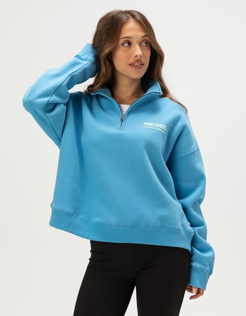 RIP CURL Surf Puff Womens Quarter Zip Sweatshirt Alternative Image