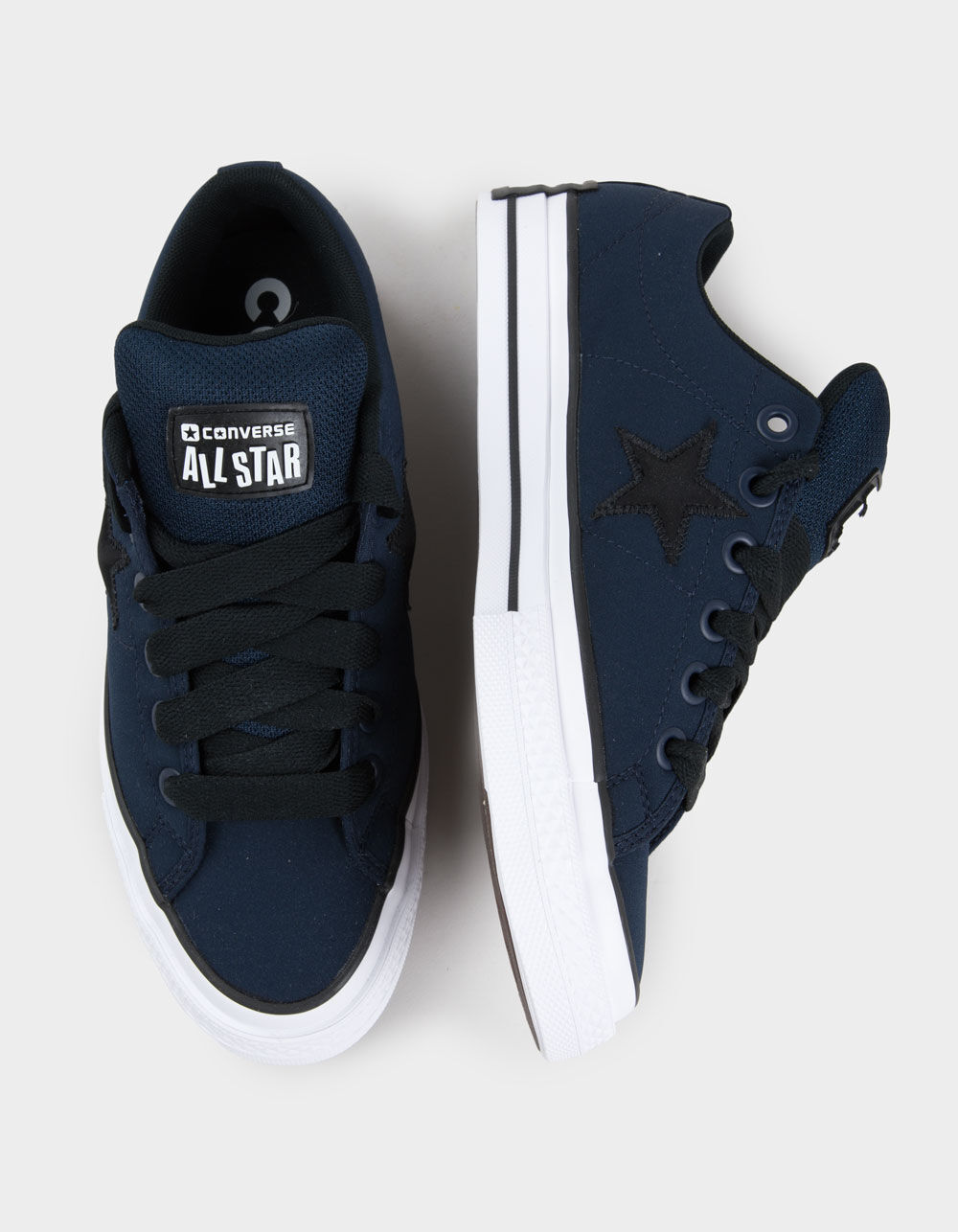 converse one star black high tops