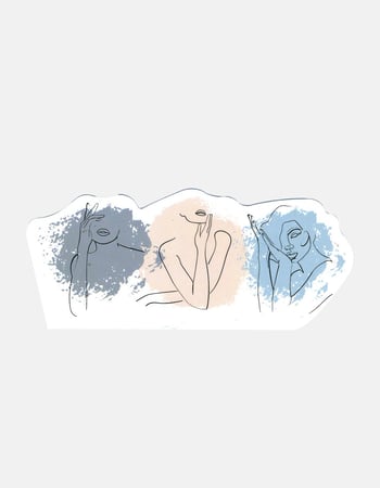 3 Face Line Sticker Primary Image